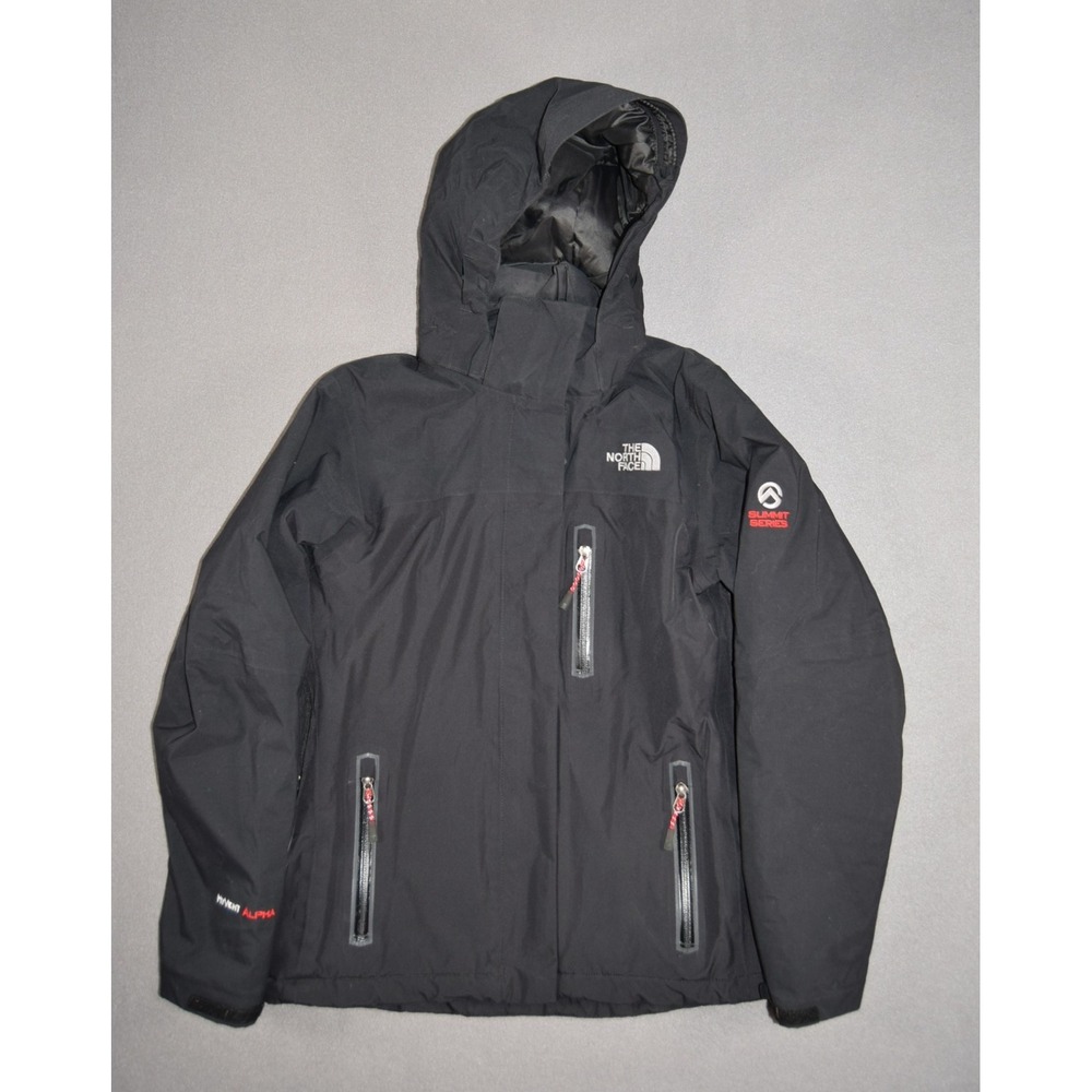 The North Face Jacket Womens Small Black Summit Series Hyvent Alpha Rain Coat